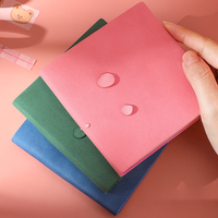 Carnet de poche portable du fabricant pour collégiens, lot mixte multicolore, papeterie fraîche, couverture en cuir cousu
