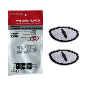 Autocollant réfléchissant autocollant pour <span class=keywords><strong>casque</strong></span> de voiture <span class=keywords><strong>moto</strong></span> dessin animé avertissement autocollant réfléchissant - Product Image 3