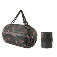 Sac fourre-tout pliable et portable 2026 tendance, personnalisable avec logo, en tissu Oxford, écologique, durable, grande capacité, pour courses, rangement, avec sangle, pour aliments et ustensiles