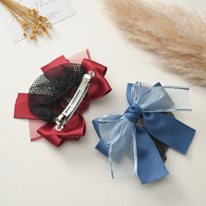 Diadema de Seda con Lazo Simple <span class=keywords><strong>para</strong></span> Mujer, <span class=keywords><strong>para</strong></span> Azafatas, Enfermeras, Asistentes de Vuelo, Uso en Hoteles y Bancos - Product Image 2