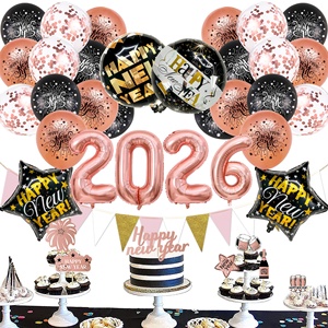 Año Nuevo 2026 Globos de víspera Globos de decoración de fiesta de vacaciones para Nochevieja Suministros promocionales para fiestas de Nochevieja - Product Image 3