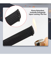 Manchon de protection pour faisceau de câbles, résistant aux hautes températures, ignifuge, résistant au feu, manchon de câble tressé