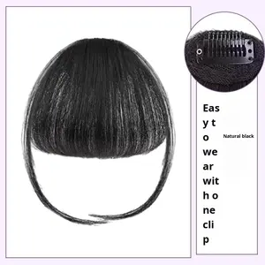 วิกผมสุนัขทนความร้อนสูงของเล่นสำหรับสัตว์เลี้ยงทำจากใยบ๊อบผมหน้าม้าสไตล์เดียวกันที่มีชื่อเสียงทางอินเทอร์เน็ต - Product Image 6