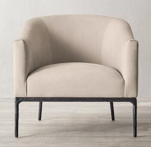 Fauteuil de loisirs en lin de style américain Rhoohill RH, mobilier de salon, canapé simple, fauteuil de chambre à coucher, fauteuil moderne - Product Image 5