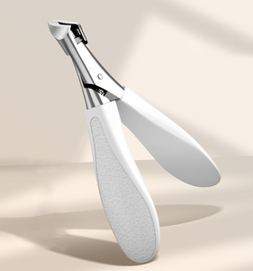 Coupe-ongles en acier inoxydable à lame courbée, coupe-ongles pour les orteils, poignée ergonomique, ouverture large, coupe-cuticules - Product Image 1