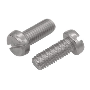 Vis cylindriques à fromage fendues DIN 84 acier inoxydable 316 boulon A4 ISO 1207 vis à tête ronde à cylindre fendu à sens unique - Product Image 6