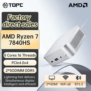 <span class=keywords><strong>Mini</strong></span> <span class=keywords><strong>PC</strong></span> de jeu au design optimal, AMD R7-7840HS Octa Core 5.2Ghz, GPU RX780M, boîtier d'ordinateur portable, <span class=keywords><strong>mini</strong></span> <span class=keywords><strong>PC</strong></span> de bureau - Product Image 4