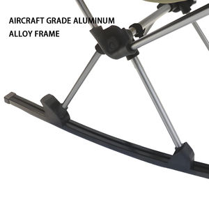 Chaise de camping pliante ultralégère en aluminium personnalisée en usine, chaise lune portable à bascule pour l'extérieur - Product Image 6