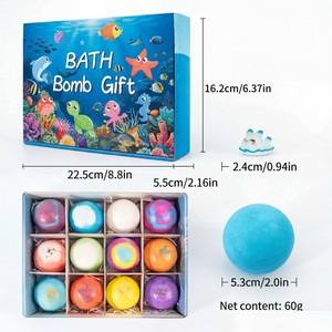 Assortiment personnalisé de bombes de bain multi-parfums à marque privée, prêt à l'emploi, pour enfants, avec des jouets surprise à l'intérieur - Product Image 2