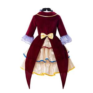 Costume da Cappellaio Matto per Bambine, Vestito da Festa in Maschera per Halloween, Outfit da Fiaba con Cappellini, Travestimento per Giochi di Ruolo - Product Image 3