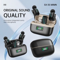 Microphone Lavalier sans Fil MP42 Mini avec Connecteur Type C, Réduction du Bruit pour Diffusion en Direct en Extérieur et Utilisation en Conférence