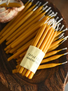 Bougie chinoise <span class=keywords><strong>orientale</strong></span> en <span class=keywords><strong>cire</strong></span> d'abeille, sans fumée, faite à la main, pièces individuelles, décorative, <span class=keywords><strong>cire</strong></span> de miel jaune pour la méditation, la salle de thé, le yoga - Product Image 3