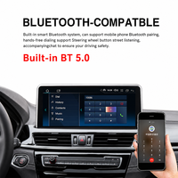 Autoradio Android 14 12,3 pouces pour BMW X1/X2 F48/F49 8+128 Go avec CarPlay sans fil, Android Auto, DSP, anti-reflet, 1920x720, 4G LTE
