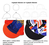 Vente en gros de casquettes de cyclisme en coton avec logo imprimé personnalisé pour le cyclisme, le camping, la course et la casquette d'équitation non structurée