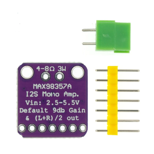 MAX98357 I2S وحدة بدون تصفية تضخيم Class-D لـ ESP32 التوت <span class=keywords><strong>pi</strong></span> - Product Image 3