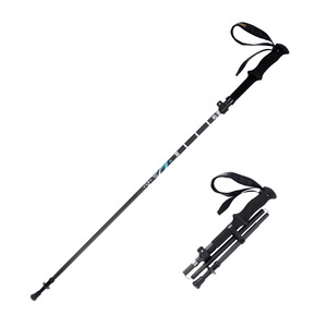 Bâtons de randonnée télescopiques Sz, 5 sections, en fibre de carbone, pliables, légers, pour la randonnée et la marche - Product Image 5