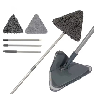 Ensemble serpillière plate et seau essoreur pour séparation eau propre/sale, nettoyeur de <span class=keywords><strong>sol</strong></span> rotatif absorbant mains libres pour usage domestique - Product Image 6
