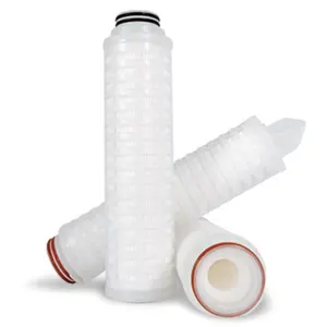 Wholesale 0.1 Micron Filter PP/PES/PTFE/PVDF/Nylon Pleated Depth Filter Cartridges For Water Treatment Cartridges Products Water