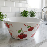 Bol à salade rond en mélamine de haute qualité de 10 pouces pour légumes et fruits, ensemble de bols en mélamine