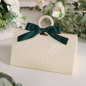 Creatieve Nieuwe Houten Ring Driehoek Niche Mori Gift Retour Candy Cadeau Opvouwbare Boxs - Product Image 2