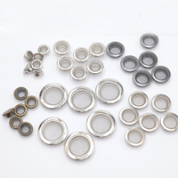 Œillets métalliques ronds en maille pour chaussures, œillets respirants en maille métallique pour vêtements