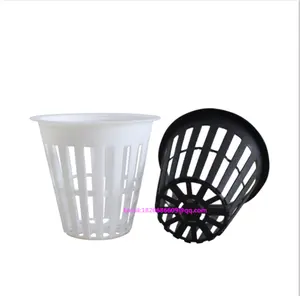 2 3 4 inch plastic net pot hydroponic, mesh cup, nursery pots plastic