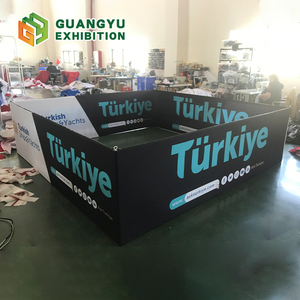 Bannière de plafond pour couloir, stand de salon professionnel, affichage suspendu au plafond, bannière ronde en tube de plafond pour la <span class=keywords><strong>promotion</strong></span> de la marque de l'entreprise - Product Image 3