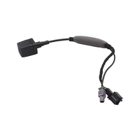 Caméra de recul JUNCHI 4L0980551 pour coffre Audi, pour l'aide au stationnement et l'imagerie de vision arrière, en plastique PVC pour Q7A6C6A8/D3