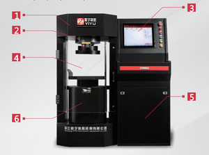 Fabrika toptan fiyat hidrolik elektrohidrolik servo basınç test cihazı hidrolik testcompression test makinesi - Product Image 3