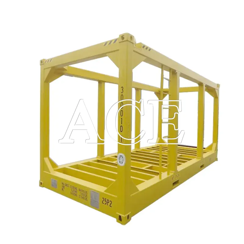 DNV 2.7-1 Standard Corten Steel 20ft 20 piedi Offshore Transport Lifting Frame Container