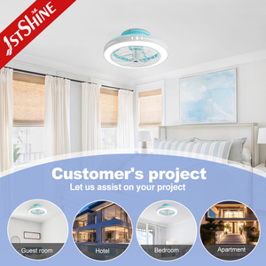 1stshine ventilateur de <span class=keywords><strong>plafond</strong></span> LED encastré éclairage LED réglable ventilateur de <span class=keywords><strong>plafond</strong></span> intelligent à distance - Product Image 5
