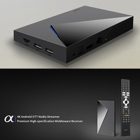 Nuevo Decodificador Utocin Future TV Box Alpha Box S905W2 2023, Wifi 5G, 2GB 16GB, Android 11, Reproductor Multimedia OTT