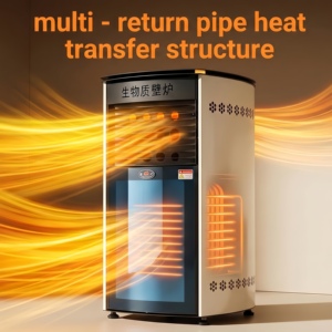 Poêle à granulés de bois intelligent moderne à commande WiFi, <span class=keywords><strong>prix</strong></span> de gros, efficacité énergétique A+, foyer intérieur télécommandé - Product Image 6