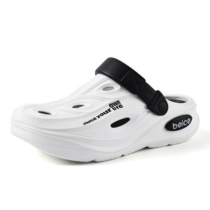 Beice Men's Crocs Summer Outdoor Thick Soled Durable <b>Closed</b> <b>Toe</b> <b>Sandals</b> EVA Non Slip Breathable Beach Shoes - Product Image 5