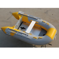 Petit plancher en aluminium 270cm bateau de sport de pêche gonflable 1.2mm PVC Hypalon matériel pour la dérive PVC aluminium nervure ponton bateau