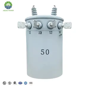 Residential Power Distribution 13800V to 208/120V 50 kva Single Phase Polemounted Transformer