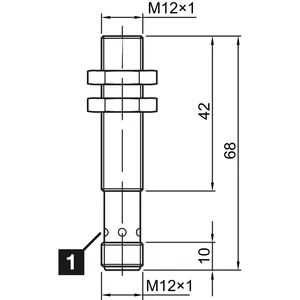 INE-M12/68T-B02NO-B4 Capteur de proximité - Product Image 2