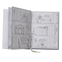 Journal Design personnalisé, agenda quotidien, impression, reliure rigide, carnet de lecture