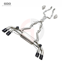Échappement complet SDO SS304 pour BMW M5 F90 V8 4.4T 2018-2023, silencieux Valvetronic haute performance avec catalyseur à haut débit