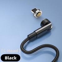 Kabel Data pengisian daya cepat, kabel Data magnetik 3 in 1 tipe-c, USB-C mikro Tipe C, kabel Data rotasi 540 derajat, kabel magnetik USB 66W