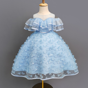 Enfant en bas âge bébé fille Tulle robe nouveau-né filles 1 an fête d'anniversaire moelleux robe fleur bébé manches bouffantes vêtements pour les mariages - Product Image 2