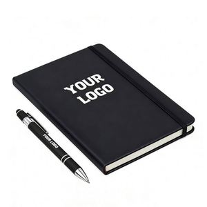 Carnet de notes personnalisable en gros avec logo, carnet de journal A5 imprimé, promotionnel, personnalisé - Product Image 1