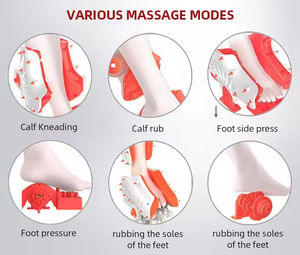 Masseur électrique de pieds et de jambes Shiatsu moderne de haute qualité avec fonction musicale pour la circulation sanguine, couleur et logo personnalisés - Product Image 5