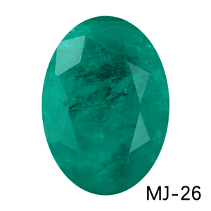 Nueva Tendencia: Piedras Sueltas de Cristal Doble de Corte Ovalado en Verde <span class=keywords><strong>Esmeralda</strong></span> y <span class=keywords><strong>Azul</strong></span> para la Creación de Joyería Fusionada - Product Image 4
