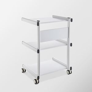 عربة صالون ذهبية حديثة مع أدراج خشبية خزانة سبا للتجميل على عجلات للصالون والحمام - Product Image 2