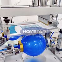 Machine d'impression de ballons en vente chaude, machine d'impression à l'écran pour ballons en latex à 2 couleurs pour imprimer sur les ballons