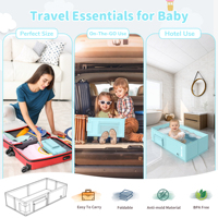 Baignoire pour bébé sans BPA avec gobelet de douche en forme de chat |   Baignoire carrée pour bébé certifiée ASTM F2670 & EN 17072 pour les 0-2 ans, fourniture OEM