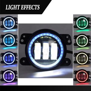 Прямоугольные светодиоды 4 дюймовые передние фары Hi/низкая запечатанных желтый сигнал поворота H4 штекер 5X7 фар для джипа Wrangler YJ XJ - Product Image 4