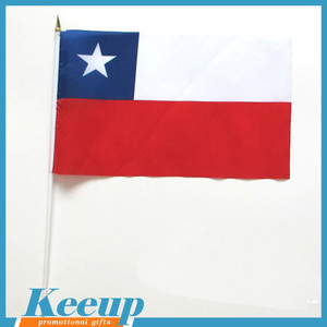 Drapeaux à main imprimés sur mesure - Toutes tailles/designs de pays, ajoutez votre logo pour les événements sportifs/promotions/fêtes - Product Image 3