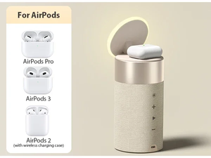 Chargeur audio magnétique sans fil 4-en-1 pour écouteurs, chargeur de haut-parleur Bluetooth pour iPhone 13/14/12 Pro <span class=keywords><strong>Max</strong></span>/<span class=keywords><strong>XS</strong></span> <span class=keywords><strong>AirPods</strong></span> - Product Image 5